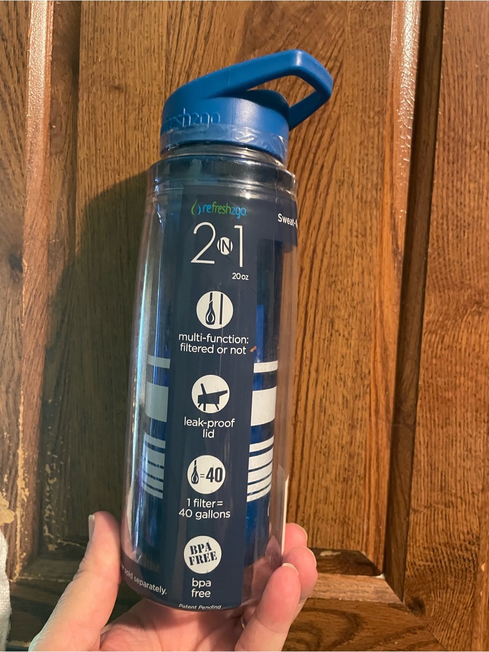 Refresh2Go 20 oz Water Bottle